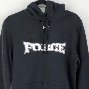 Under Armour Black Long Sleeve Hooded Sweatshirt M